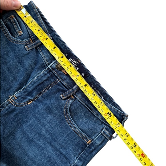 Hollister Mid Rise Super Skinny Classic Stretch Jeans Size 0R - Picture 3 of 4